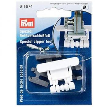 Prym Pie Cremalleras Invisibles, Blanco, 9.81 x 8.4 x 1.2 cm
