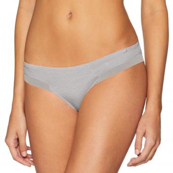 Skiny Damen Rio Slip Braguita, Softgrey Melange, 42
