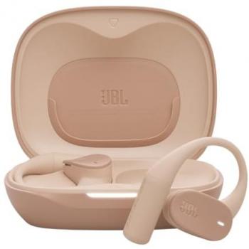 Auriculares Bluetooth JBL Sense Lite True Wireless Abiertos Beige con Conducción Aérea, 32h de Autonomía y Resistencia IP54