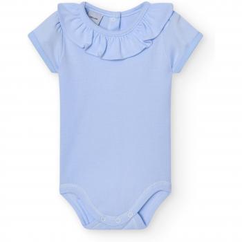 Pack de 2 bodys de bebé Babidu cuello volante manga corta 1x1