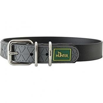 Collar para Perro Hunter Convenience 60 cm Negro, Ajustable 45-55 cm, Material Resistente