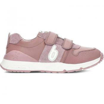 Zapatillas Deportivas Biomecanics 231006-B Básico Malva - Zapatillas deportivas de niños de piel con doble cierre adherente, color malva