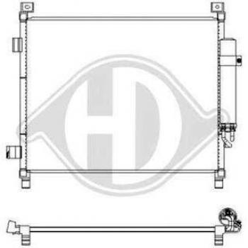 Diederichs Condensador de aire acondicionado DCC1966