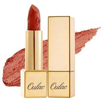 Metallic Shine Lipstick - 05 Be Happy - Metallic Apricot - Oulac 39 Colors