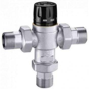 Mezclador Termostático Caleffi 1 con Regulación de 30-65°C y Cuerpo de Aleación Low Lead - Modelo 521936