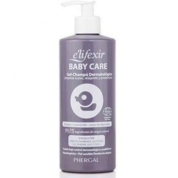 Elifexir Baby Care - Gel Champú Dermatológico | Reduce Rojeces, Calma y Relaja | 99% Ingredientes Naturales | Hipoalergénico | Limpieza Suave y Delicada - 500ml