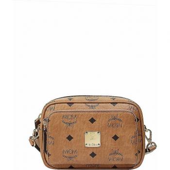MCM Classic Mini Crossbody Bag in Cognac Brown for Women