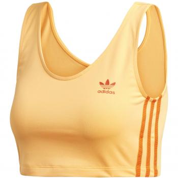adidas New Crop Top Tank Top, Mujer, Flash Orange, 42