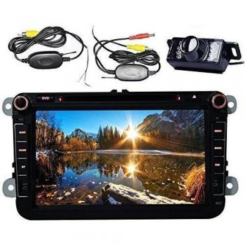 EstšŠreo EinCar VW coche de 8 pulgadas 2 Din de navegaciš®n del GPS DVD Bluetooth DVD / CD / USB / SD / MP4 / MP3 Subwoofer JETTA coche estšŠreo para PASSAT B5 / MK5 2001-2005 / 2004-2009 VW GOLF / JETTA 1998-2005 / CHICO 2004-2009 con la cš¢mara 