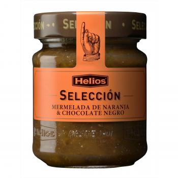 Helios Mermelada Extra Naranja con Chocolate negro - 250 gr