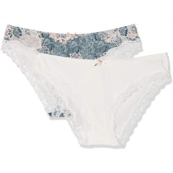 Skiny Sweet Cotton Mix Rio Slip 2er Pack, Braguita brasileña para Mujer,