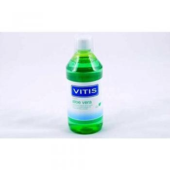 Vitis Enjuague Bucal con Aloe Vera y Sabor a Menta, 500 ml