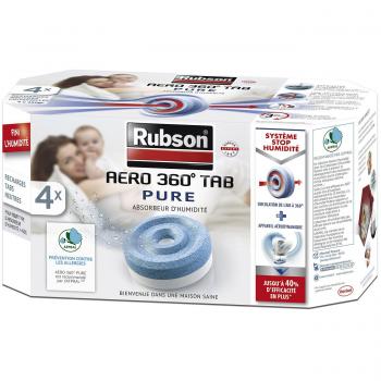 Recargas Rubson AERO 360° PURE - Absorbedor de Humedad (pack de 4)