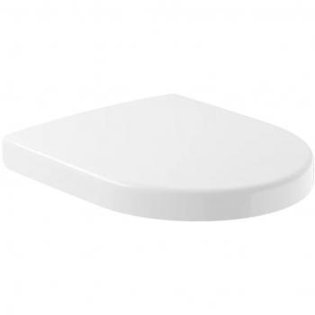 Tapa WC Villeroy & Boch Subway adaptable en Duroplast, compatible con el modelo Villeroy & Boch Subway Original, caída amortiguada, asientos de inodoro compactos, bisagras de acero inoxidable, Duroplast