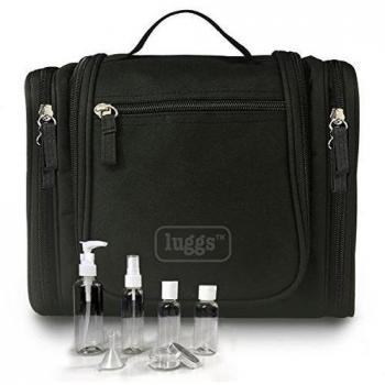 Beauty Case Bolsa de aseo | Bolsa Tocador, Botellas de viaje | Organizador Accesorios de Baño y de Cosméticos kit de Afeitado, Kit de Afeitado y líquidos | Aprobadas para Seguridad de Aeropuerto