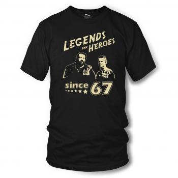 Terence Hill Legends and Heroes Camiseta Negro M