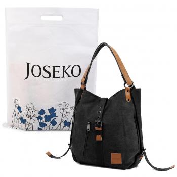 Bolso Mochilas Mujer Casual Vendimia, JOSEKO Niña Lona Multifuncional Antirrobo Bolso de Cuero de Gran Capacidad Bolsas de Viaje para Cualquier Ocasión