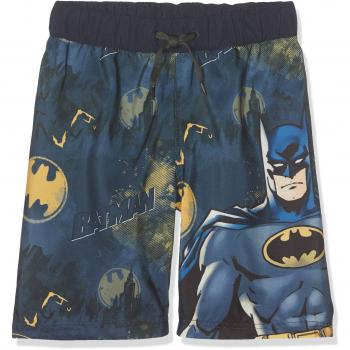 Name IT NOS Nkmbatman Adir Swimshorts Wab, Bañador para Niños, Azul Dark Sapphire, 125