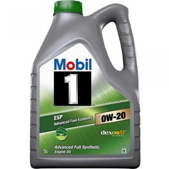 Mobil 1 ESP X2 0 W-20 Aceite de Motor, 5 litros