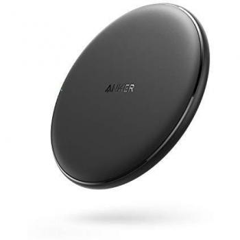 Cargador inalámbrico de Anker PowerWave Pad, compatible con iPhone 11, 11 Pro, 11 Pro Max, XR, XS, X, 8, 8 Plus, Carga rápida de 10 W Galaxy S20/S10/S9, Note 10 y más