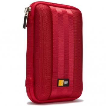 Case Logic QHDC-101 - Funda para discos duros, 85 g, Rojo, EVA