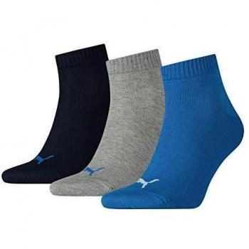Puma Quarter Plain, Calcetín Unisex Adulto, Azul