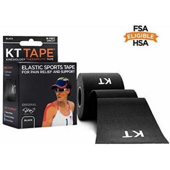 KT TAPE KT Original Uncut Black One Size Tapes, Adultos Unisex, Negro, OS