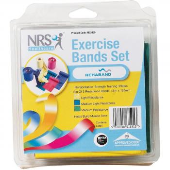 NRS Healthcare Rehaband - Juego de bandas, paquete minorista