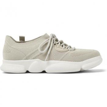 Zapatillas Deportivas Camper Karst para Mujer - Gris, Talla 40, Textil con Cordones y Suela Dentada