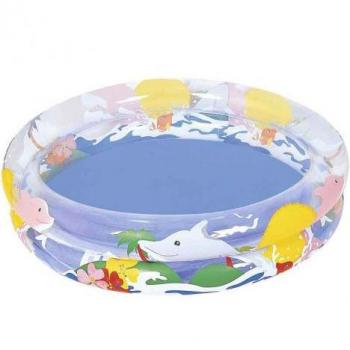 Piscina Inflable Infantil Sea Life de 91x20 cm, Modelo DAM Bestway