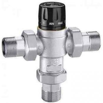 Mezclador termostático regulable Caleffi 1/2 30-65°C 1,5 m³/h con cierre térmico