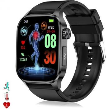 Smartwatch DAM ET580 con ECG, banda para pecho y múltiples funciones de salud