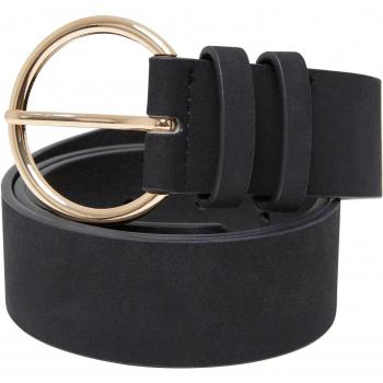 Urban Classics Unisex Basic Suede PU Belt - Black