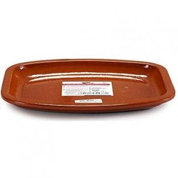 Bandeja La Dehesa de Barro Cocido - 26 x 3,5 x 35 cm - Color Miel