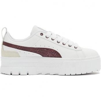 Zapatilla Mujer Puma Mayze Swirl Blanco Granate