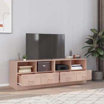 Mueble TV 2 Piezas Rojo 67x39x44 cm en Acero
