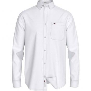 Camisa Tommy Jeans para hombre en color blanco