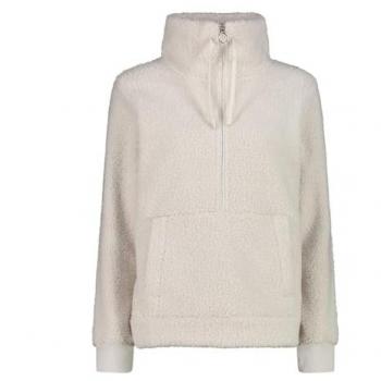 CMP Women's Half Zip Sweatshirt Brown Size 40