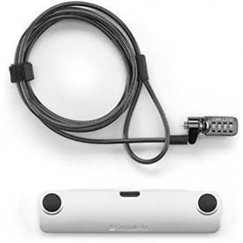 Compulocks Blade Universal Laptop Lock Slot Adapter with Combination Lock (Silver)