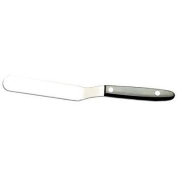 Walter 0027 - Espátula para emplatar recta acodada, 9,5 cm