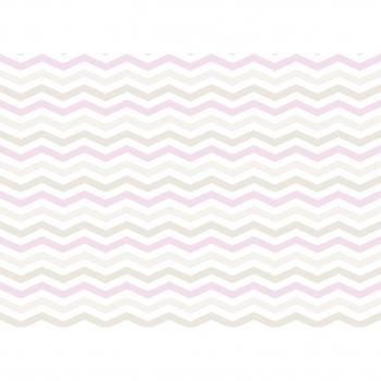 Dandino ZG3027-2 Papel Pintado con Diseño Infantil Zig Zag, Lila, 60x18x18 cm