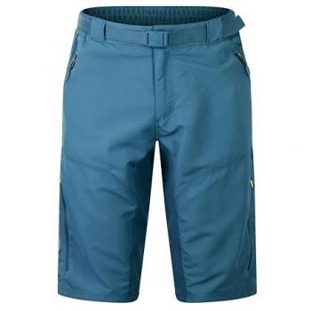 Pantalón corto de ciclismo para hombre Endura Hummvee con culote interior, color azul acero, talla S