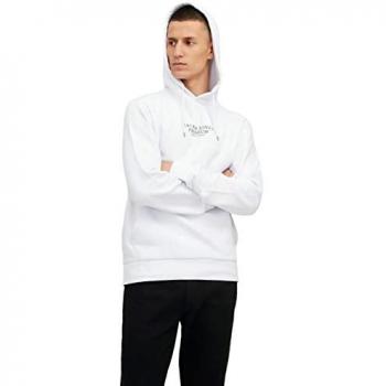 JACK&JONES JPRBLUARCHIE SWEAT HOOD NOOS Sudadera con Capucha para Hombre, Color Blanco, Talla XXL