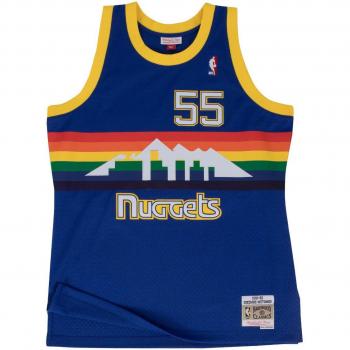 Mitchell & Ness NBA Swingman Jersey 2.0 - Denver Nuggets Dikembe Mutombo #55, Royal Blue, Size XL