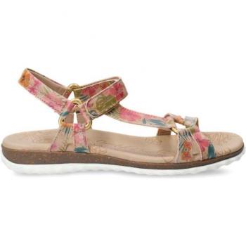 Sandalias Panama Jack Caribel Tropical - Diseño tropical y comodidad en piel color cuerda
