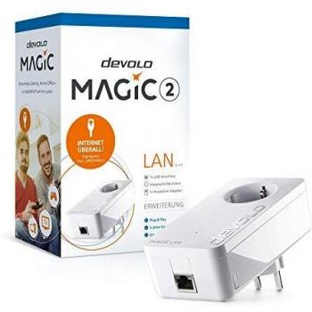 Adaptador Powerline Devolo Magic 2 LAN 2400 Mbps con 1 puerto Gigabit LAN
