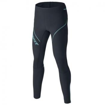 Malla larga Dynafit Winter Running negro logo azul - XXL