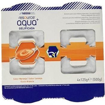 RESOURCE AQUA+ GELIF NARANJA S/A 4X125G