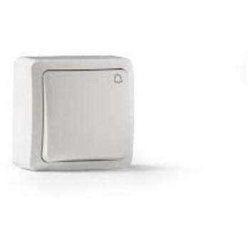 Pulsador Timbre Superficie Blanco 10A-250V S-7000 Famatel