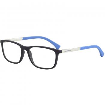 Emporio Armani - Montura de gafas - para hombre Azul dunkel blau - blau 55